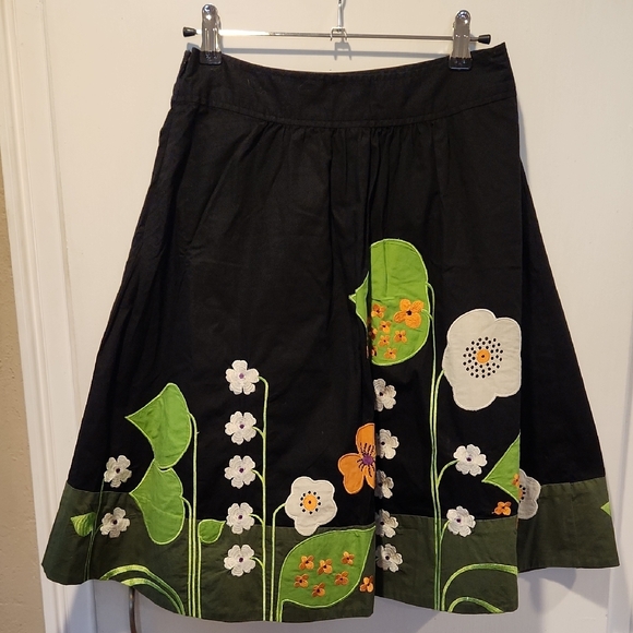 Anthropologie Lithe Beanstalk Skirt 0 - Picture 2 of 3
